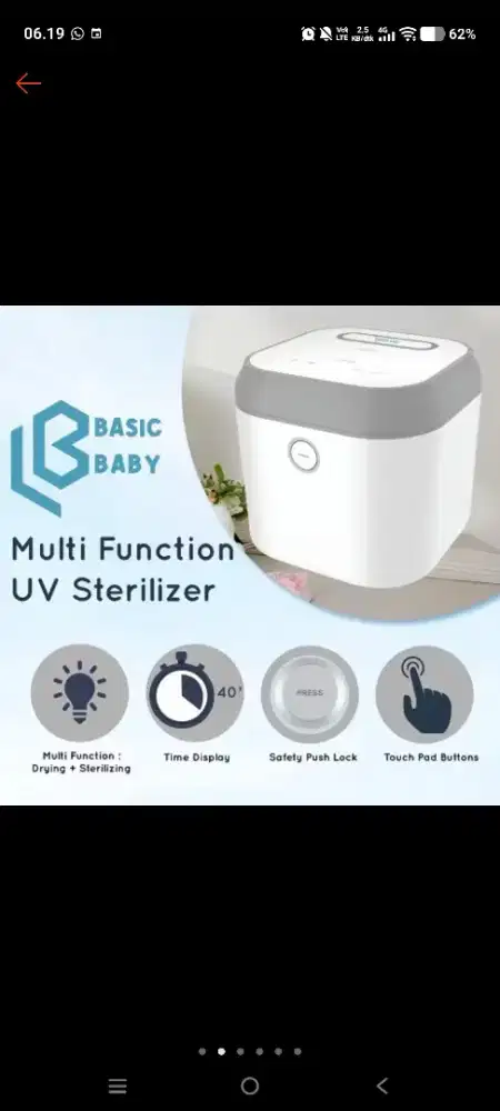 Basic Baby UV Sterilizer Box