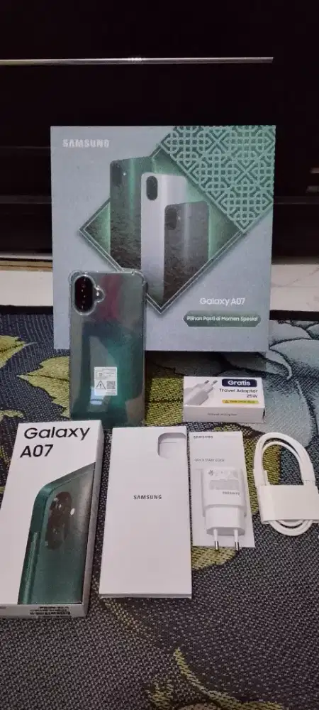 Samsung A07 Ram 4/128 full set garansi resmi