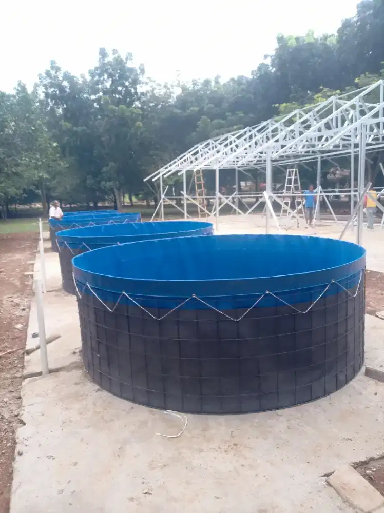 Kolam Bundar Bioflok Unggulan Orchid Asli