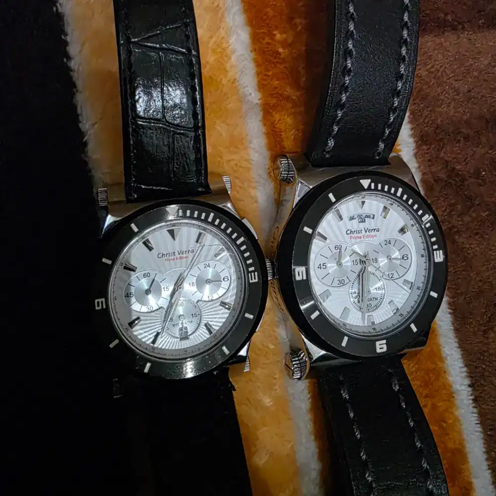 Original Jam tangan Couple Crist Verra like new