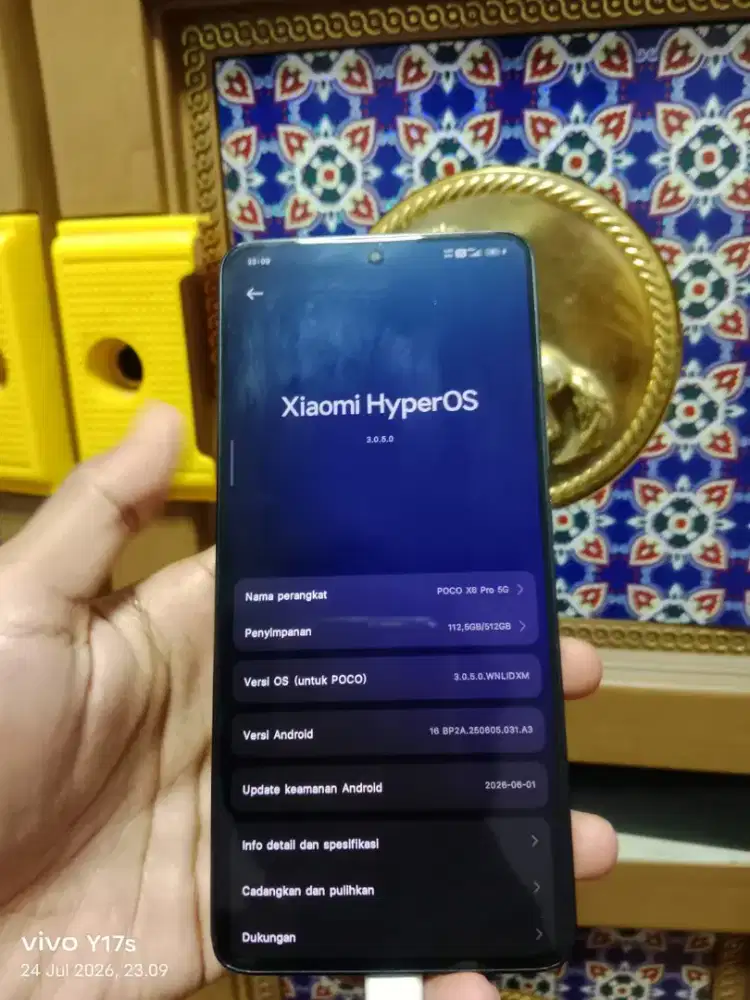 POCO X6 PRO RAM 12/512GB FULLSET ORI