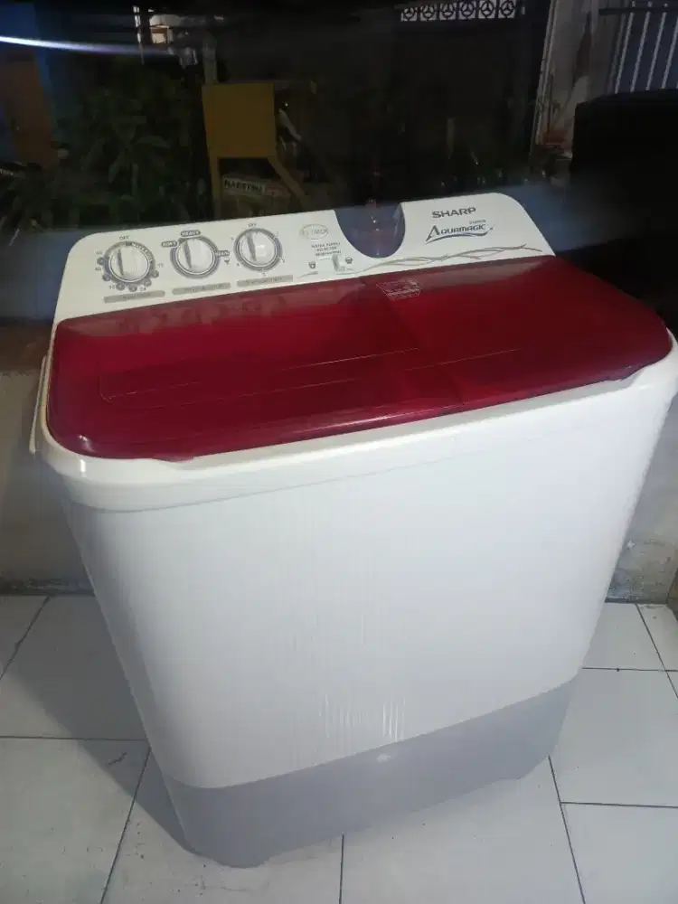 Mesin cuci merek SHARP 9kg normal Joss tinggal pake bosku