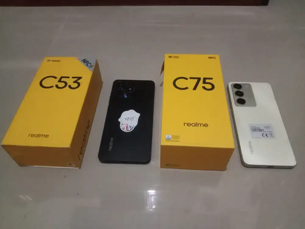 Hp realme c53 dan c75 matot
