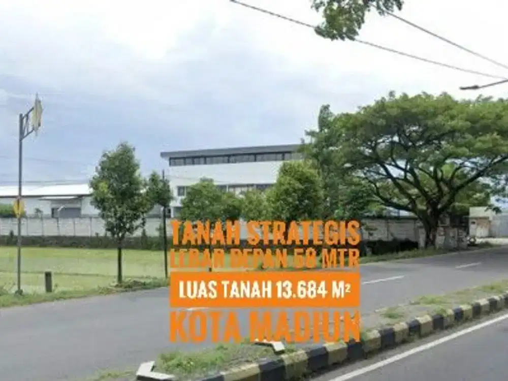 (AB) Tanah LD 58 mtr, Ringroad Barat KOTA MADIUN, Lokasi Baguss