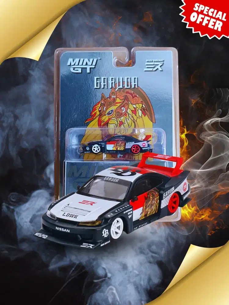 Nissan Silvia (S15) LB-Super Silhouette GARUDA Mini GT Mizu Diecast