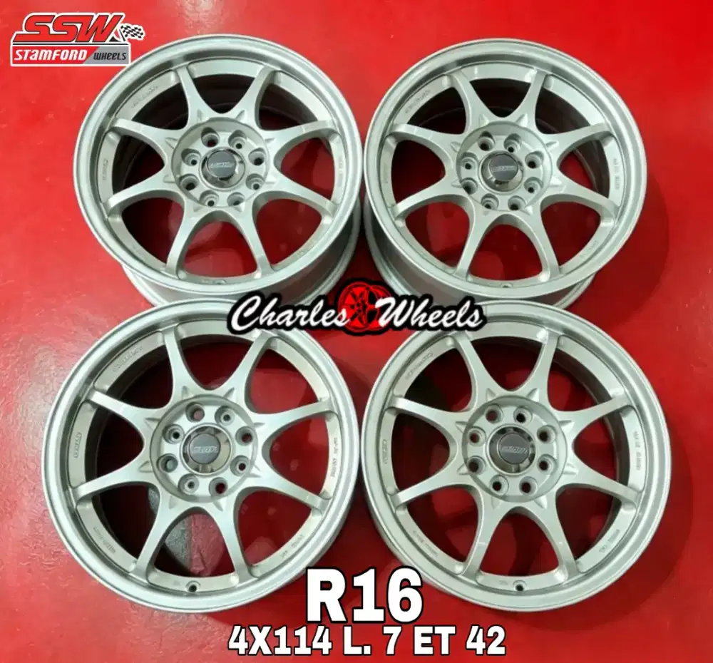 Jual velg ce28 ssw r16 4x100 4x114,3 avanza xenia livina jazz brio dll