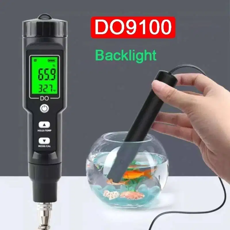 Dissolved Oxygen Analyzer Tester Digital DO Backlight DO9100