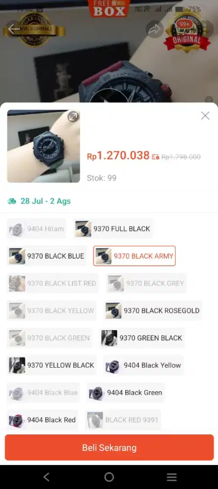 JAM AC,BARU,HRGA:650NET PAS, TIDAK NEGO JUAL MURAH