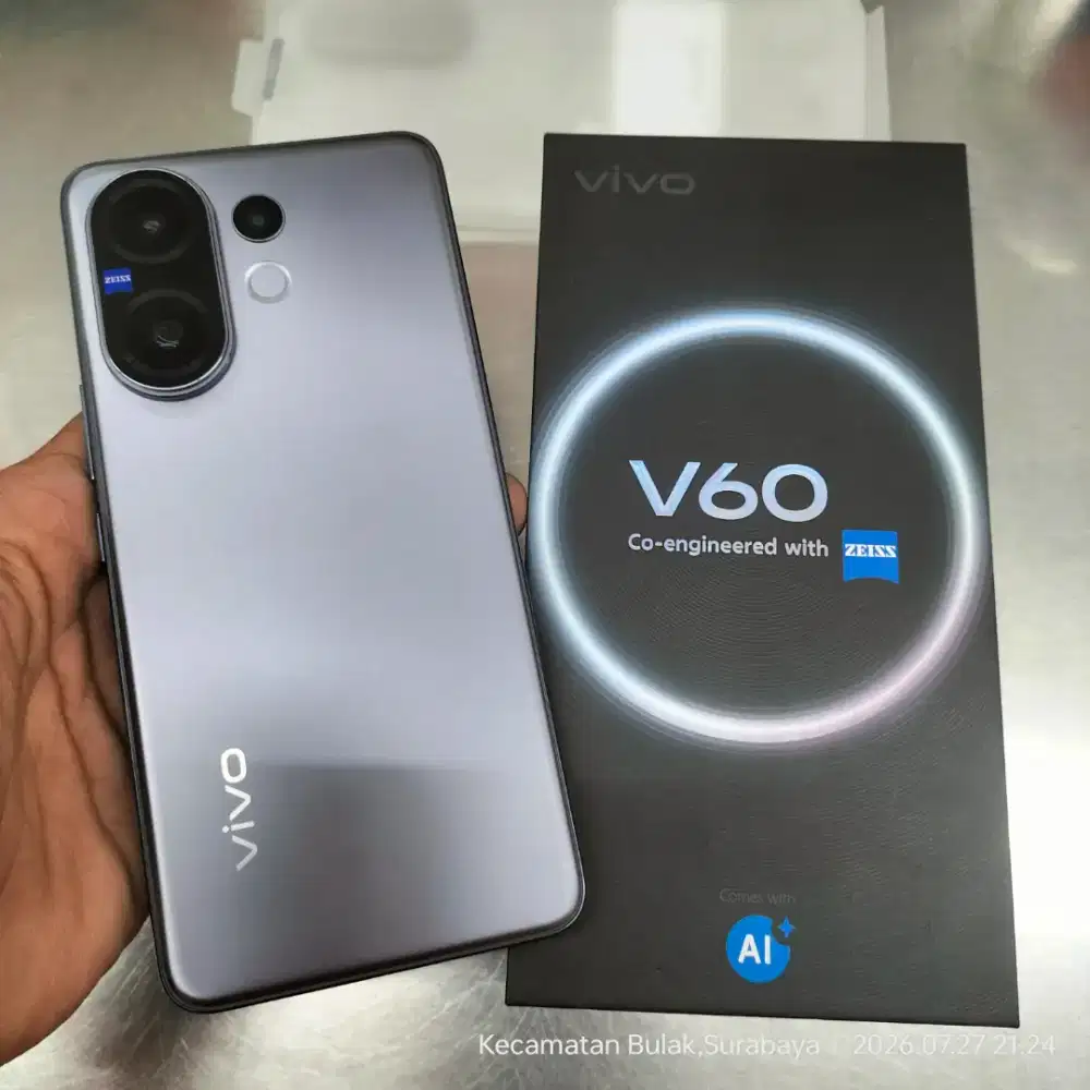 Vivo V60 5G 8/256gb fullset ACC fresh perfect