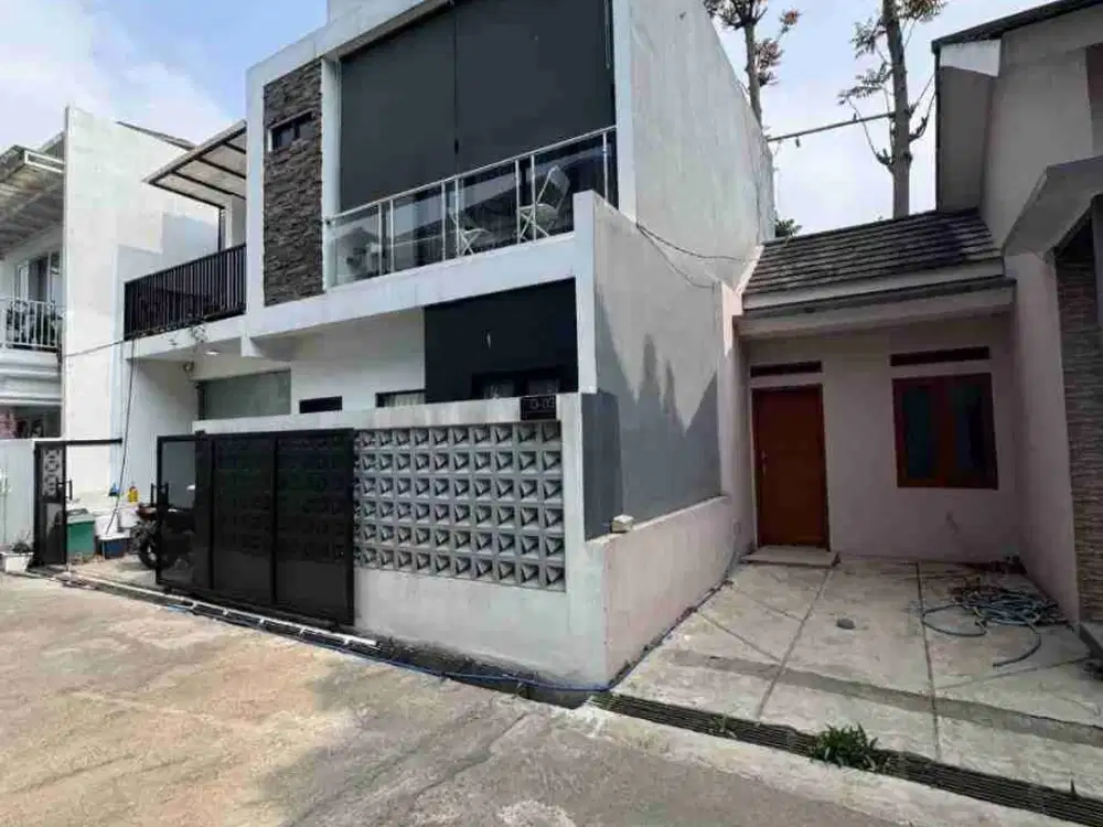 Dijual Rumah Design Modern Full Furnished Pemandangan Asri Pegunungan