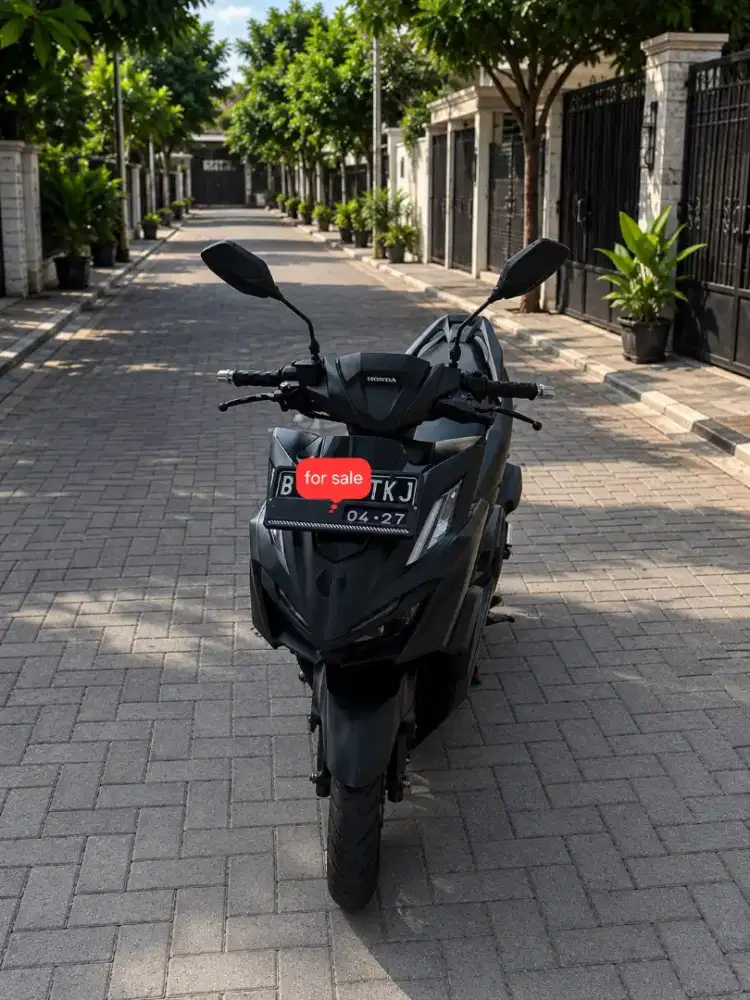 FOR SALE VARIO 160ABS ISS Tahun 2022 Black Doff (mulus siap pakai)