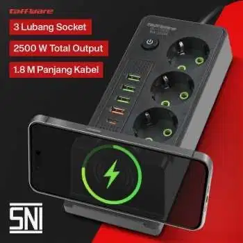 Stopkontak USB Type C EU Plug Wireless Charging 2500W