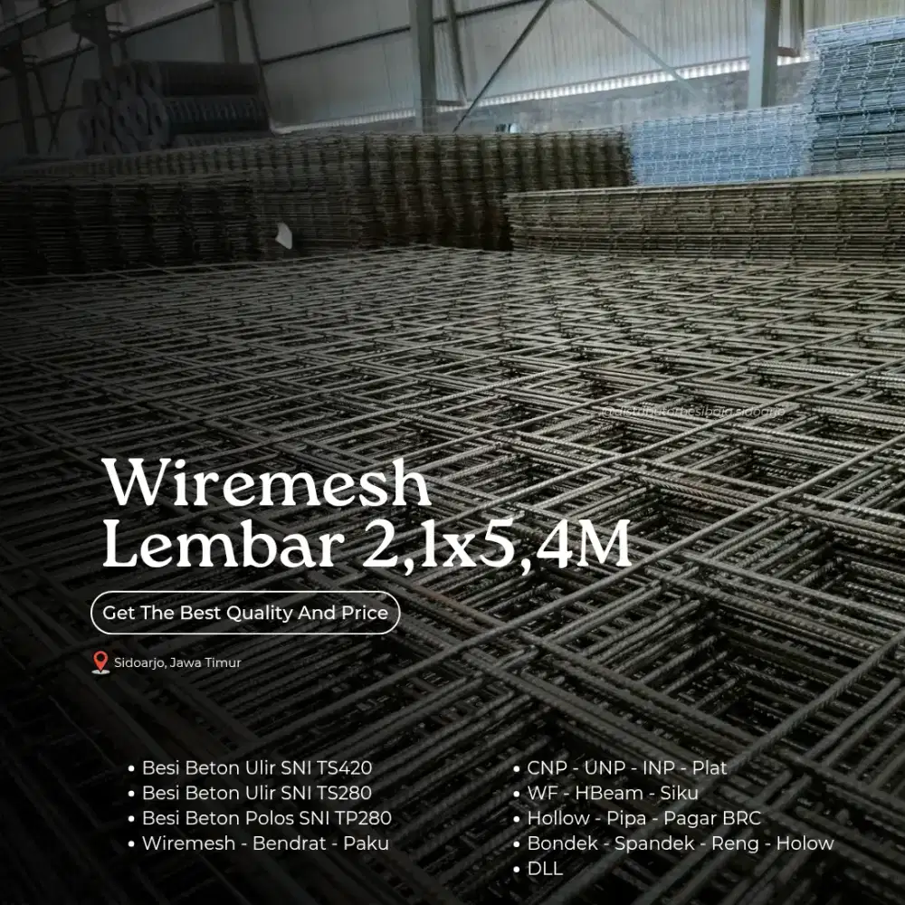 Jual wiremesh lembar dan rol siap pakai