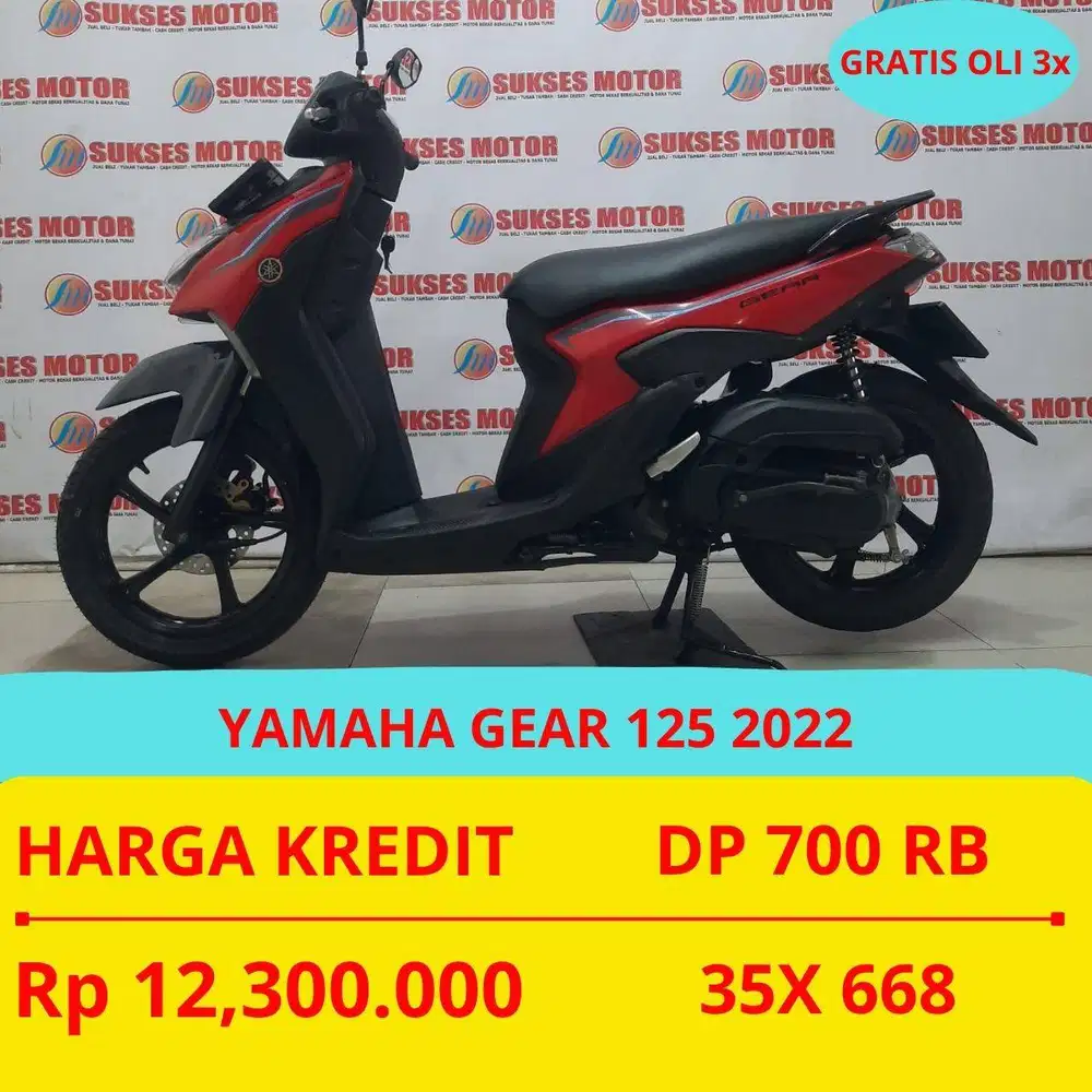 YAMAHA GEAR 125 2022 DP MURAH 700 RIBU GUYSS