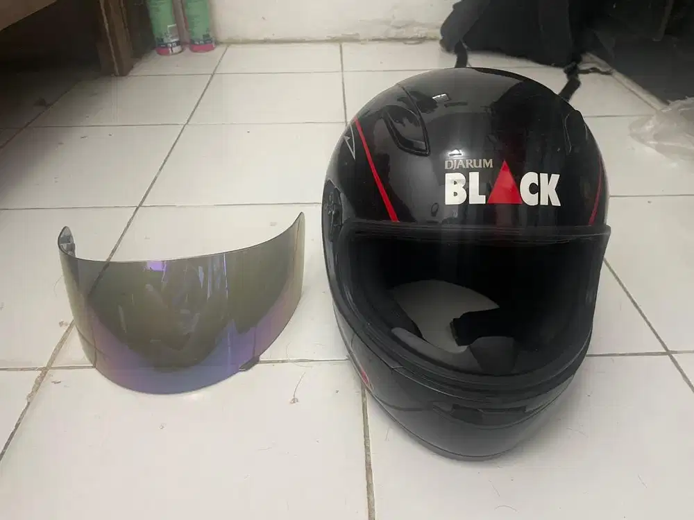 hlem mds edisi jarum black XL