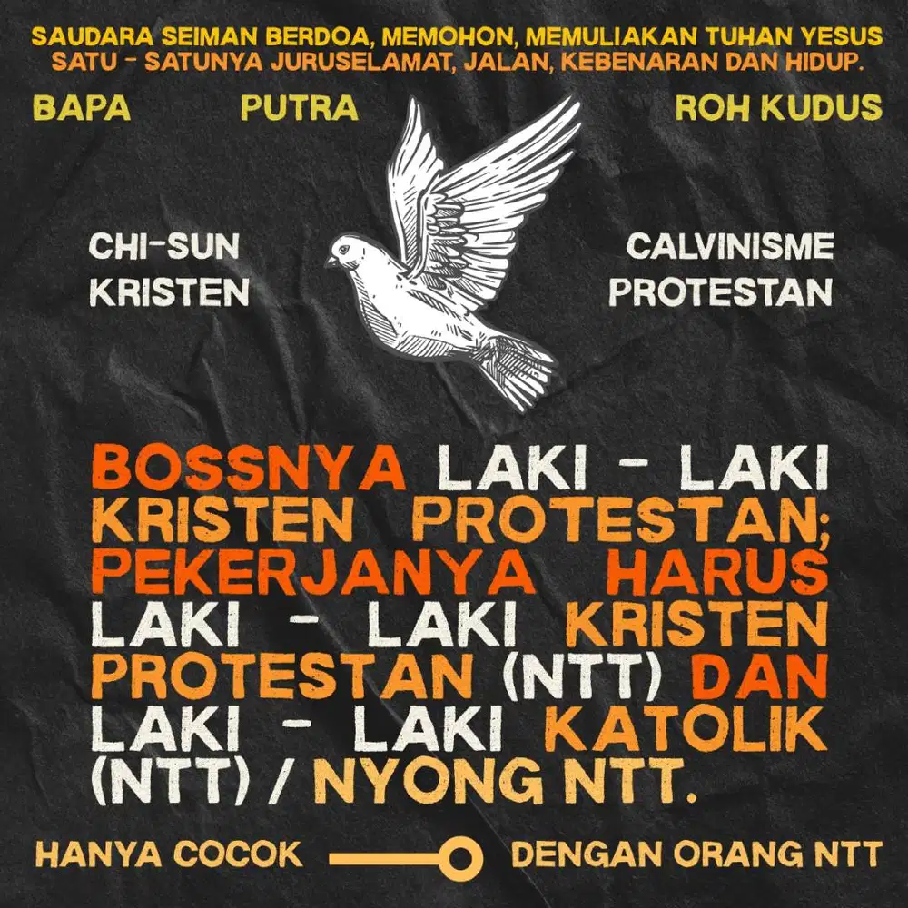 KENNEL BOY ASAL NTT ART LAKI - LAKI ASAL NTT AGAMA KATOLIK & PROTESTAN