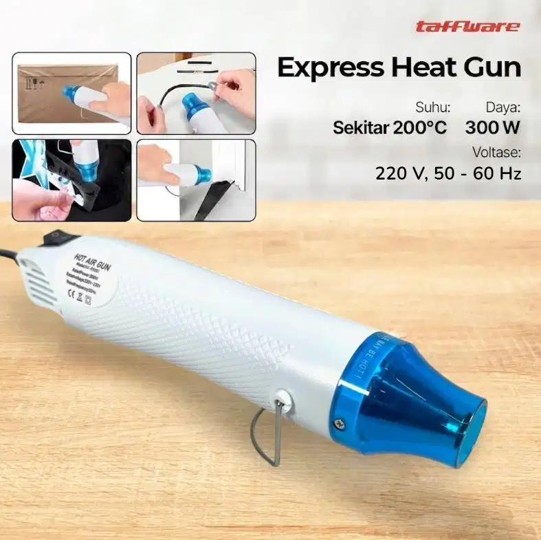 Taffware QST Express Heat Gun Hot Blower Vinyl 200V 300W