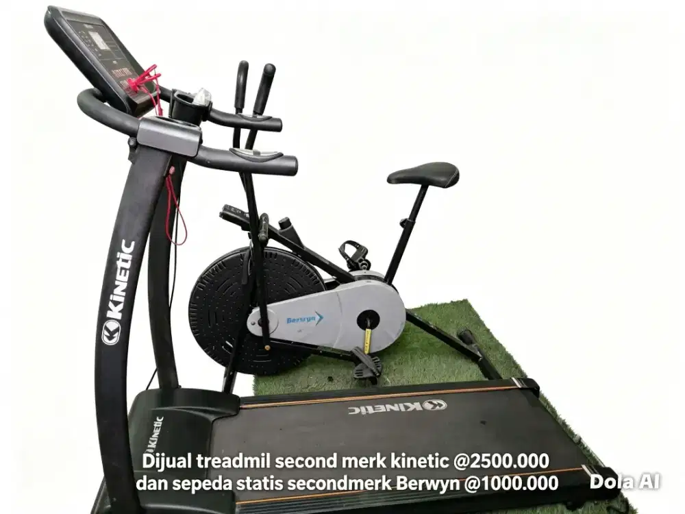 Treadmill kinetic n Sepeda statis berwyn