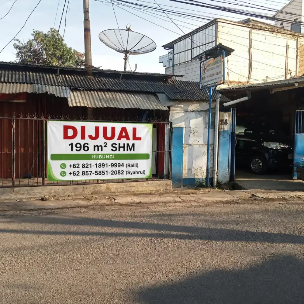 Jual rumah 196 m2 SHM
