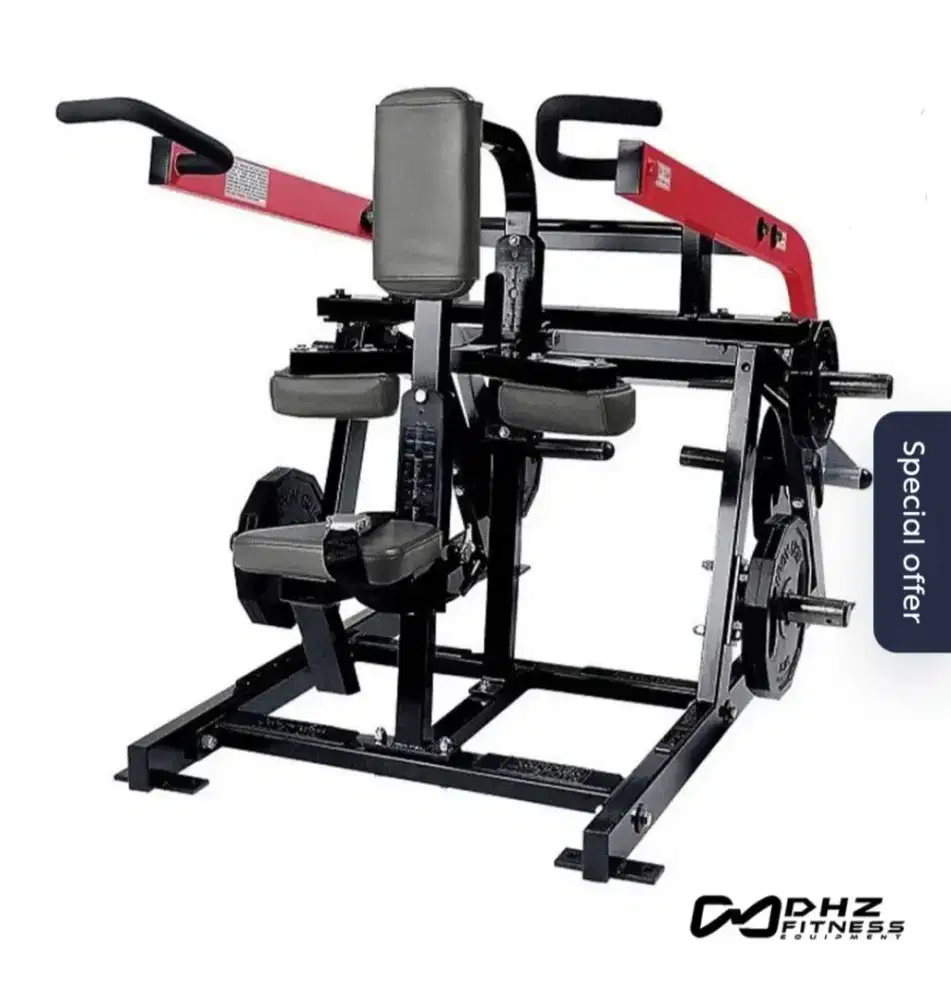 Fitness Gym ISO Lateral Seated Dip SM2028 Dhz Hammer Force Pro Plate