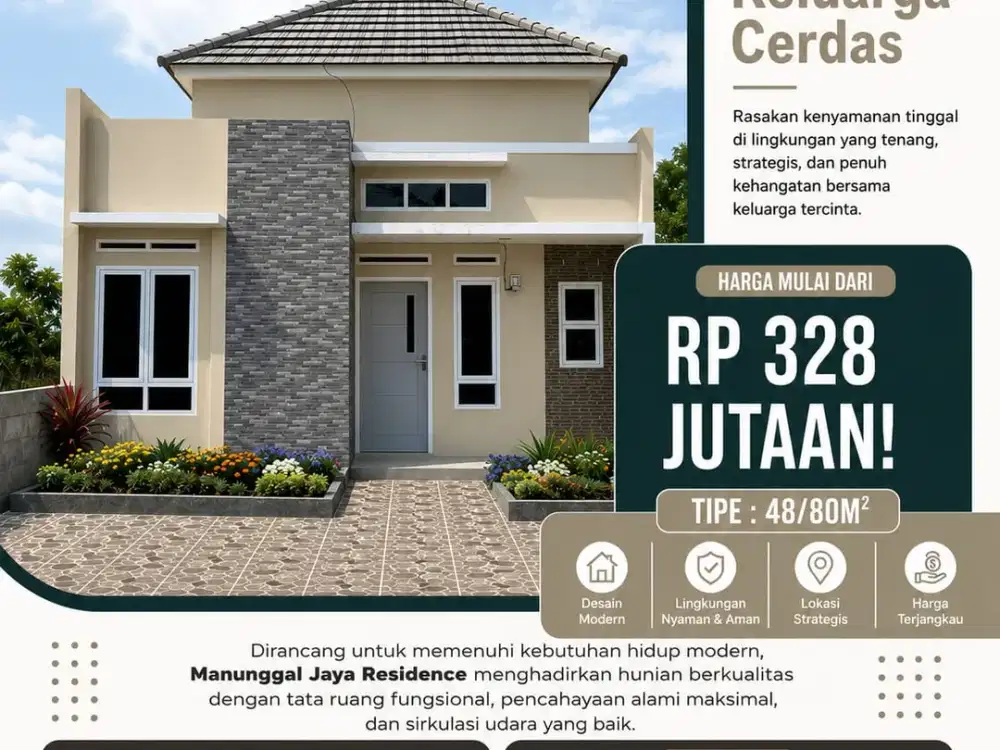 Manunggal Jaya Residence – Hunian Nyaman untuk Masa Depan Keluarga Anda