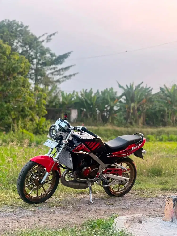 Ninja SS 2014 Asli merah zebra Plat W sidoarjo