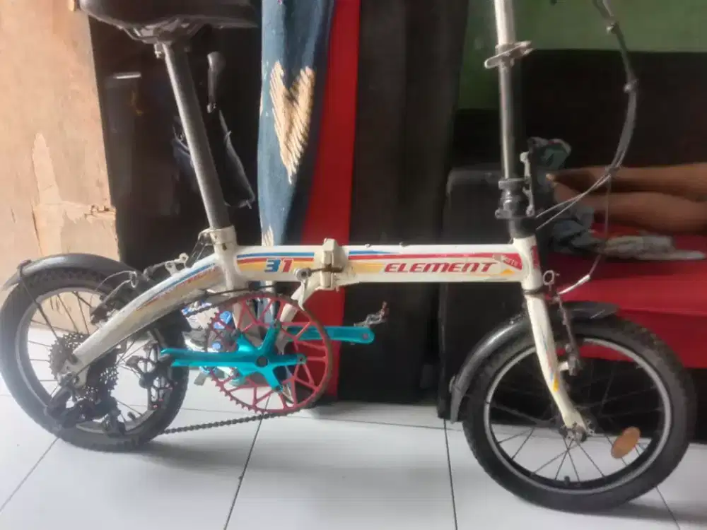 Sepeda lipat ELEMENT 16 sdh  upgride lokasi cilebut
