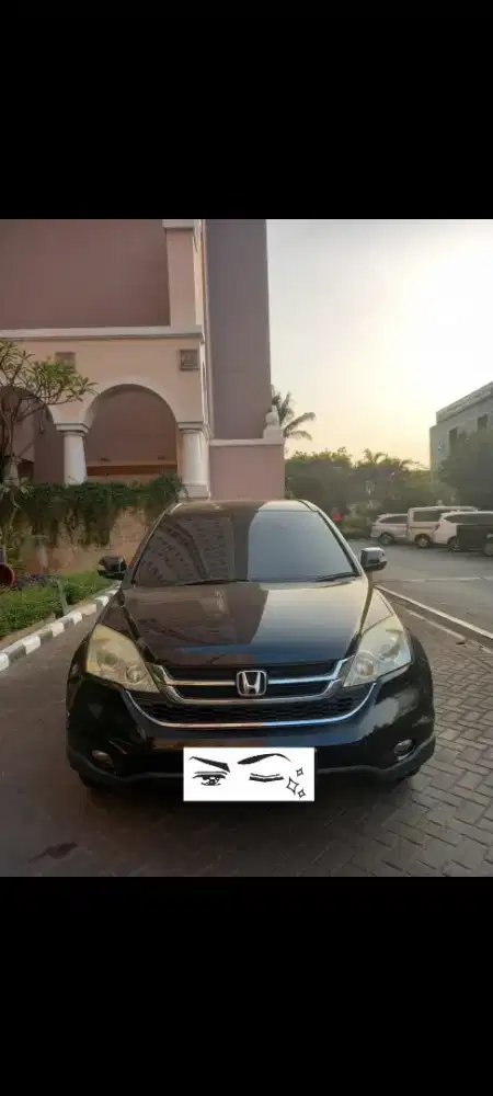 Dijual Honda CRV 2.0 Tahun 2010 warna Hitam Automatic Milik Pribadi