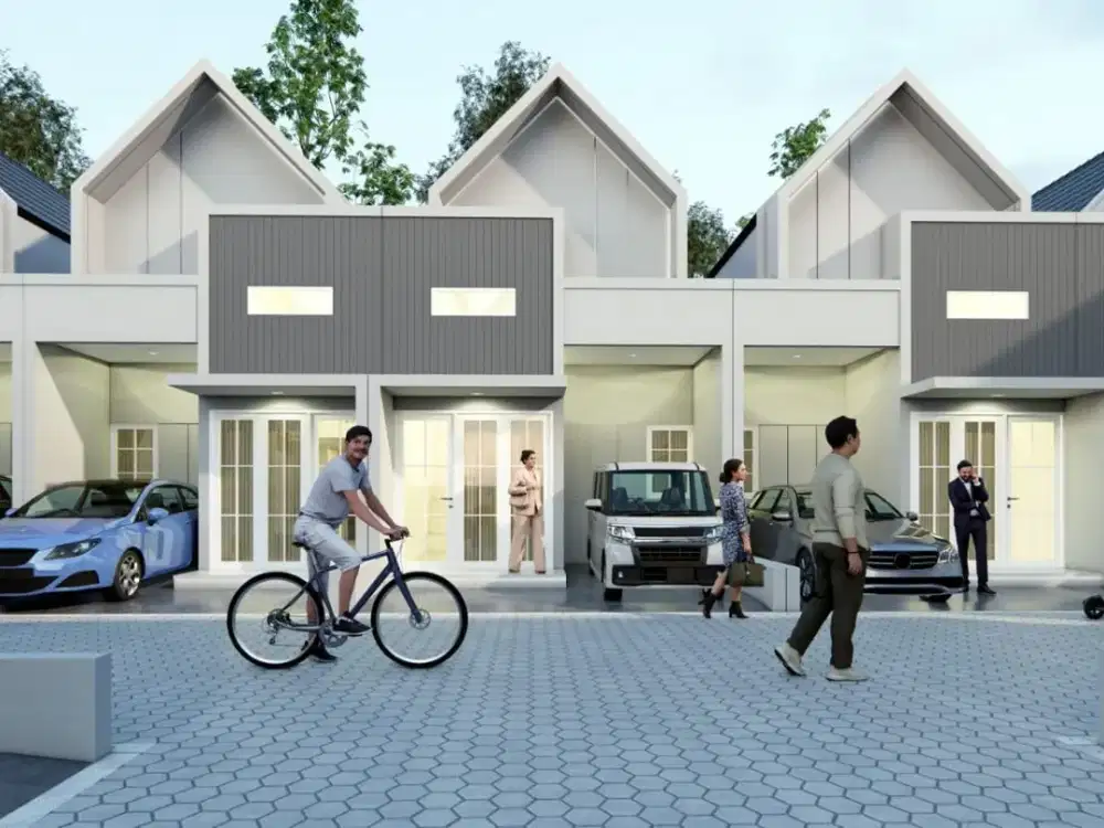 Rumah cluster baru terbaik dikelasnya lokasi 300meter ke Mall Pondok Gede cuma  600jutan