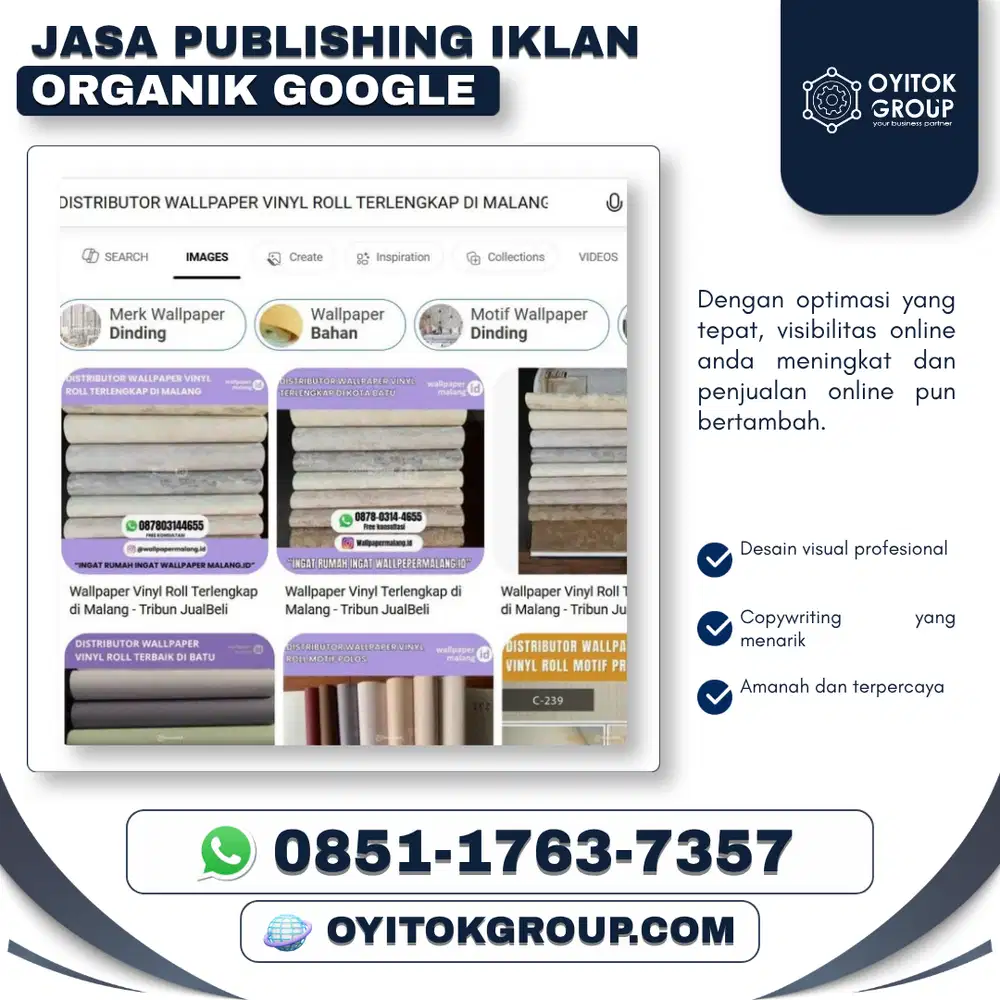 JASA PUBLISHING IKLAN ORGANIK GOOGLE