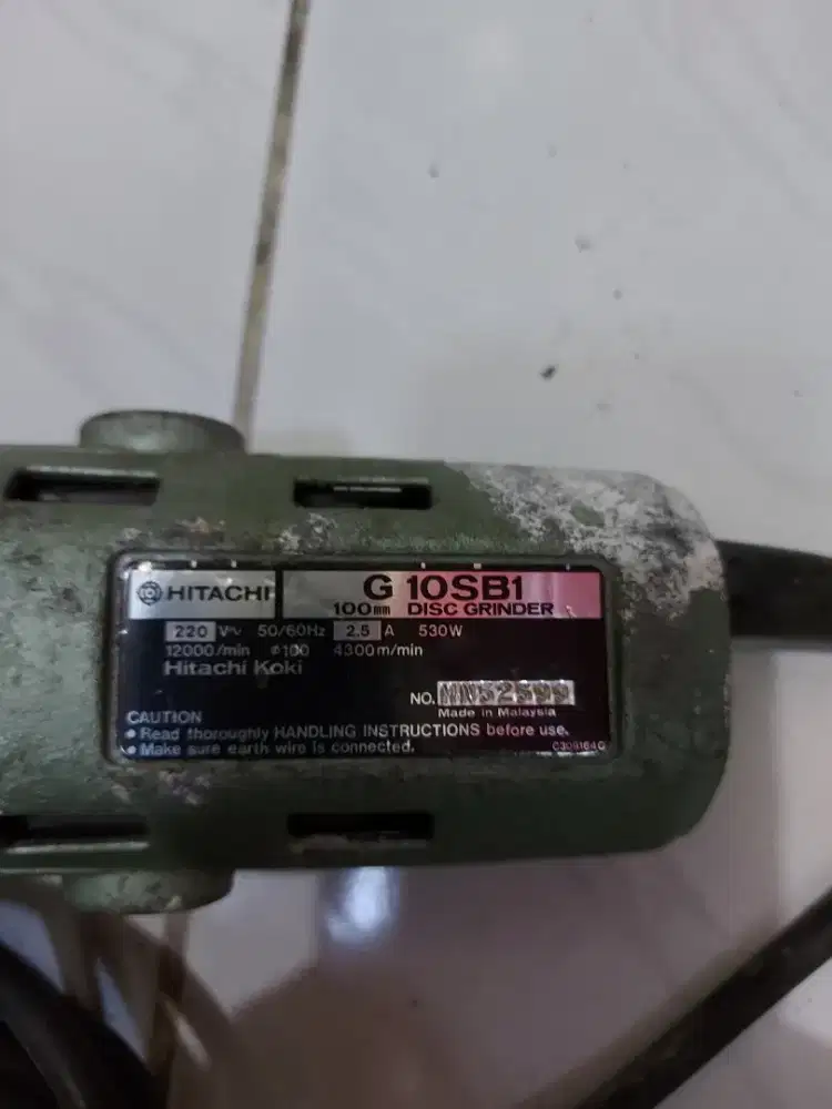 Gerinda tangan Hitachi 4 inch G10SB1