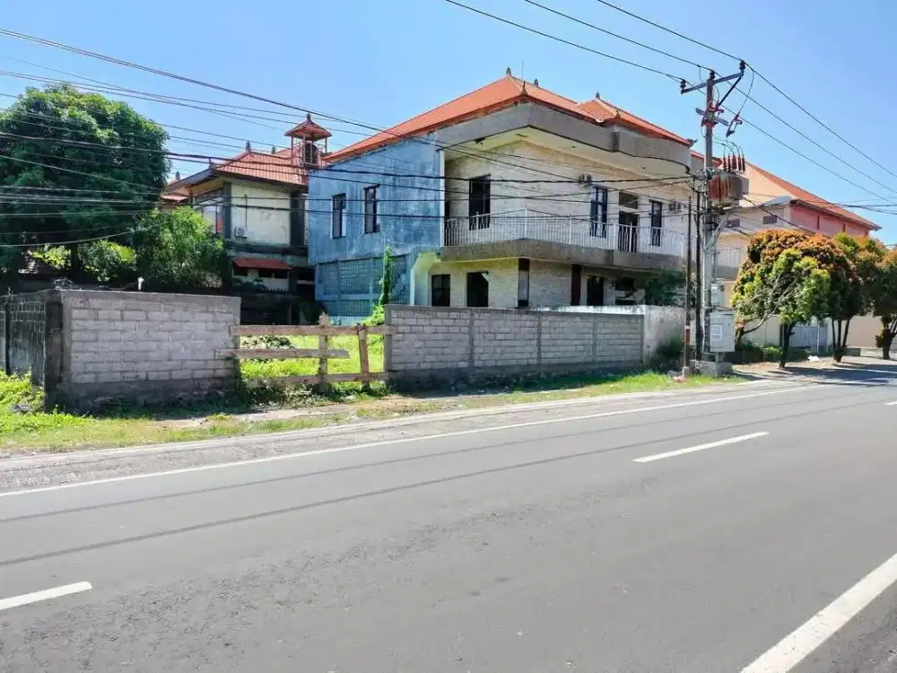 Jual tanah premium sudah tembok keliling di Jl Utama Tukad Badung Bali