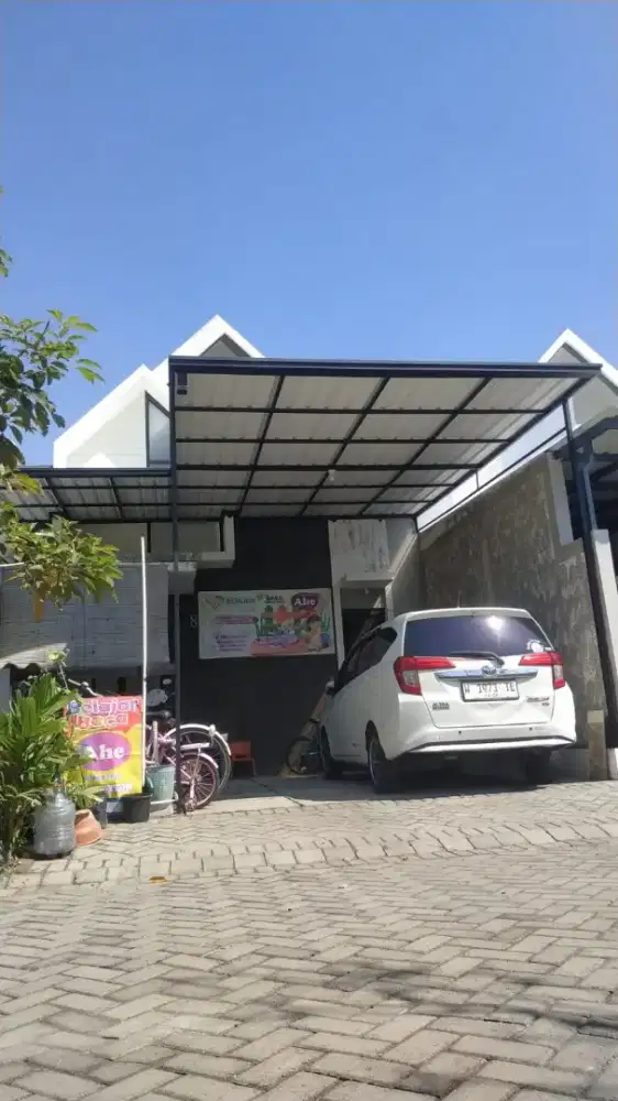 Kanopi upvc Free talang air besi