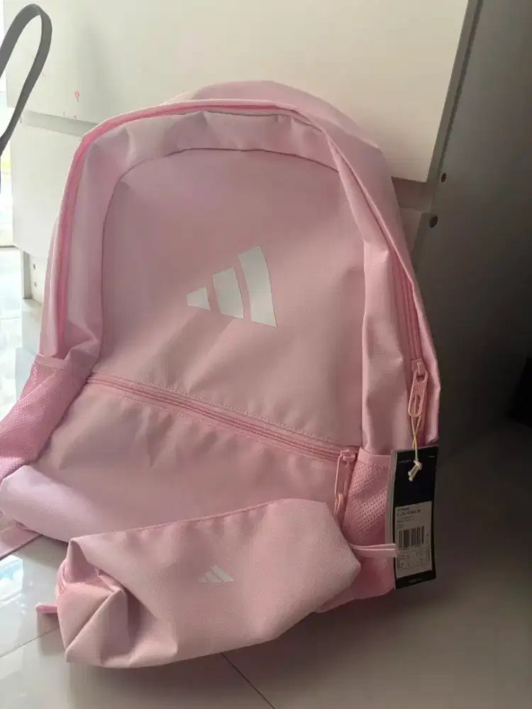 TAS ADIDAS LIFESTYLE BACKPACK + PENCIL CASE ORIGINAL (LIKE NEW)