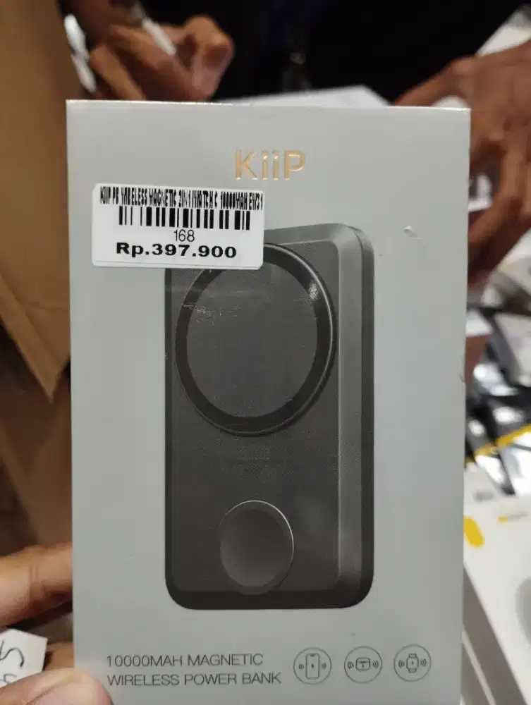 KIIP PB WIRELESS MAGNETIC 2IN1 10000MAH EW31 | ATLANTIS DAHSYAT