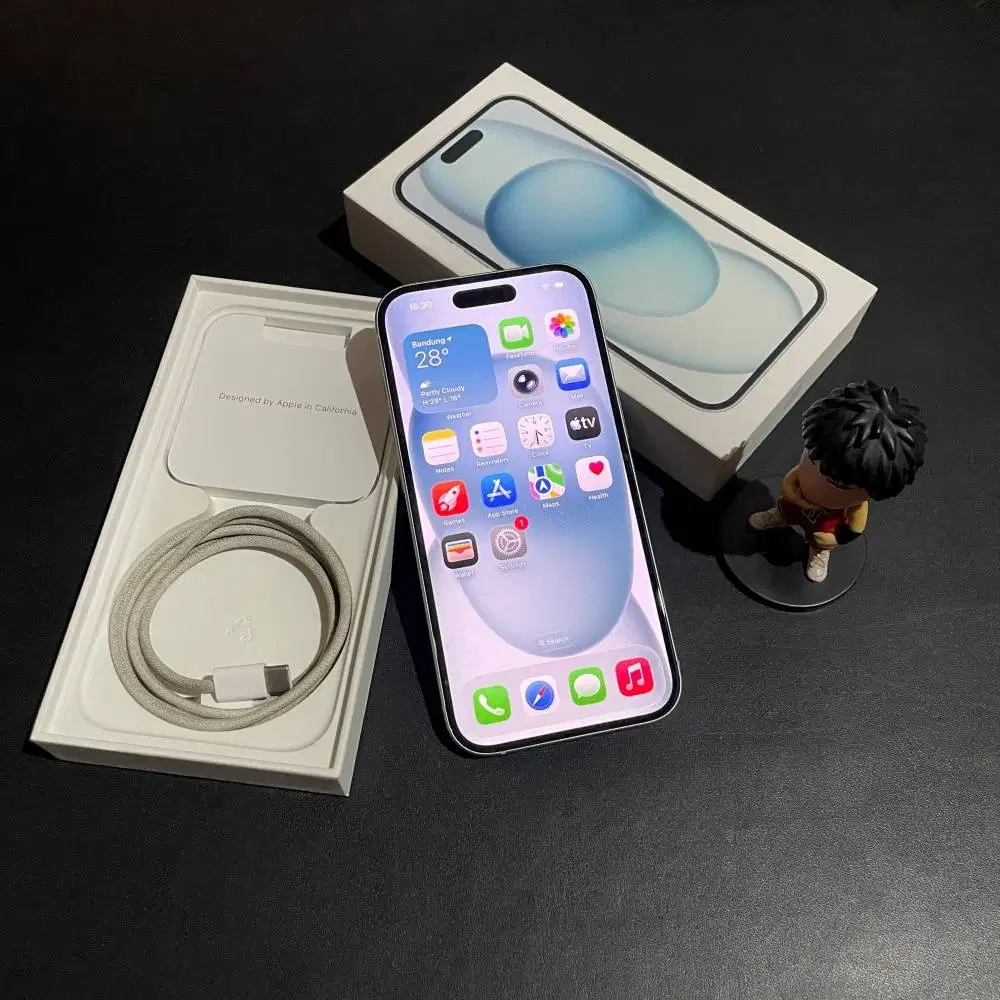 iPhone 15 128gb iBox Blue Fullset Original