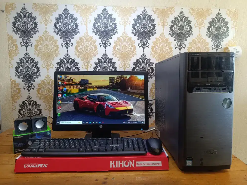 FULLSET CORE i3-6400, RAM 8GB DDR4 , HDD 1000GB LAYAR LED HP 19 INC