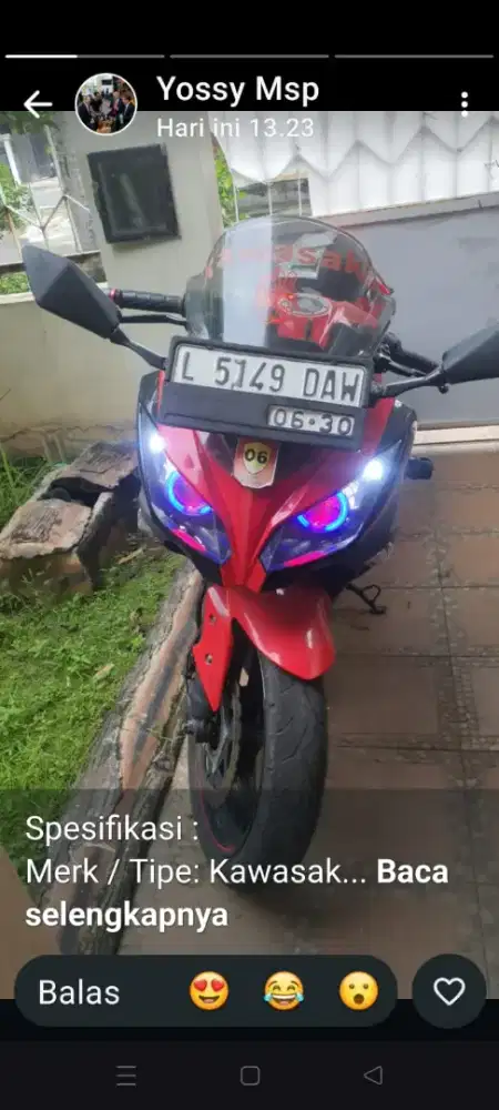Kawasaki ninja.