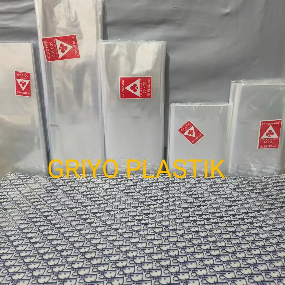 Plastik PP laundry  tebal 03 bening