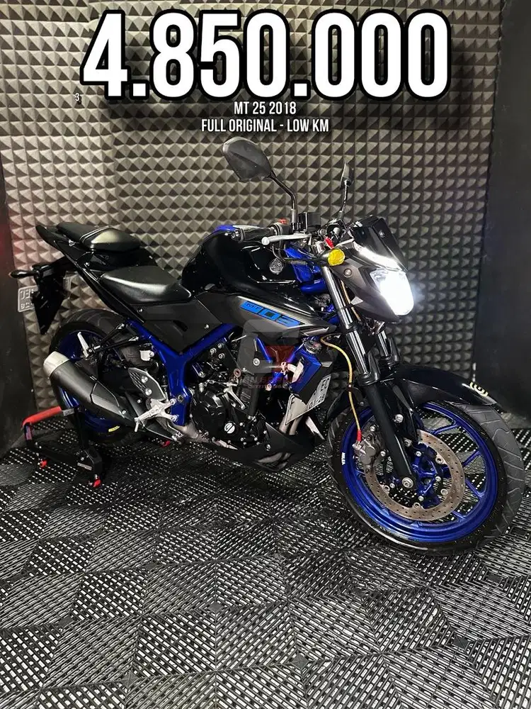 MT 25 OR MT25 2018 FULL ORIGINAL LOW KM 12XXX PAJAK ON RAWATAN SUPERB