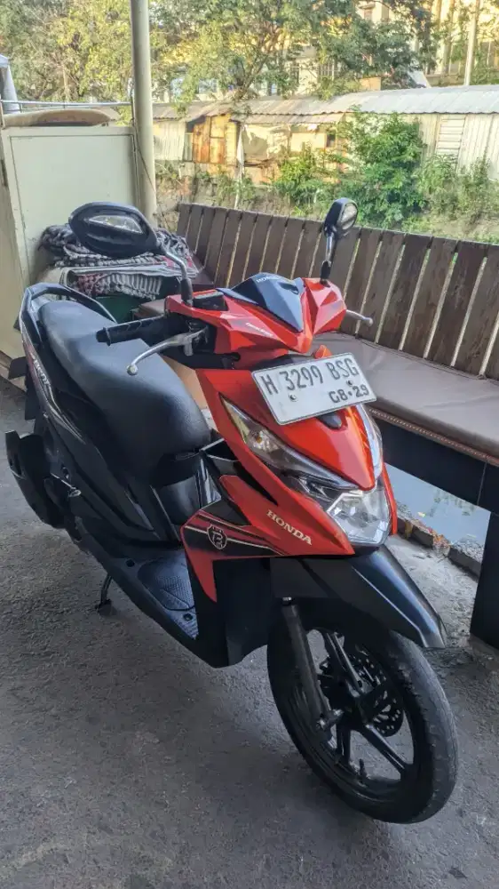 Beat Digital ISS 2019 Merah Hitam Doff Mesin Nyuss