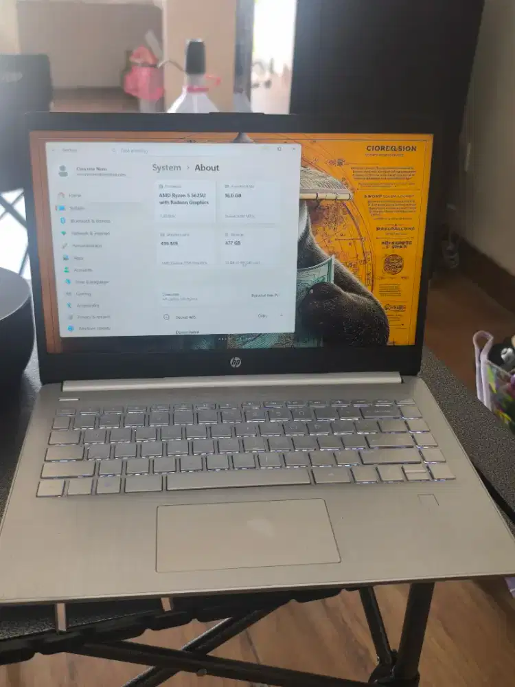HP Laptop 14s Ryzen 5 5625U RAM 16GB SSD 512GB – Kencang & Siap Pakai