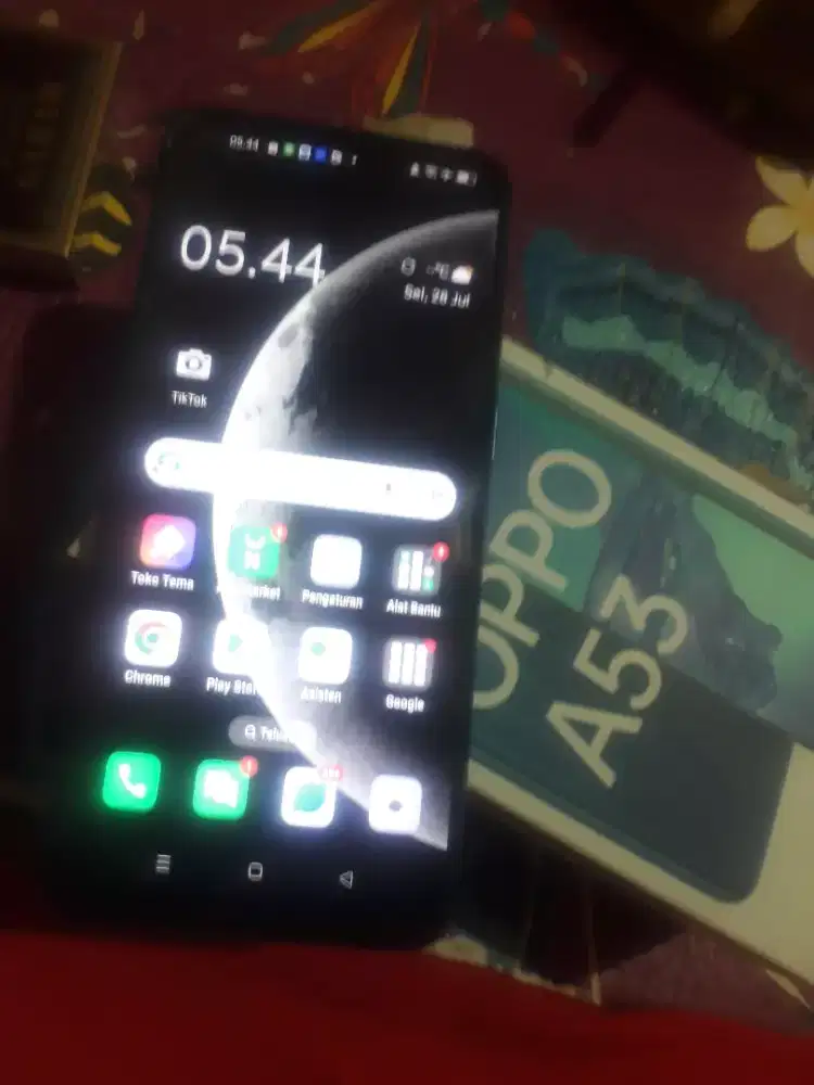 Oppo a53 ram 4+1/64 mulussss masih orian kelengkapan hp dus