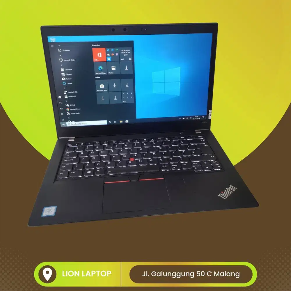 RAM 8GB Core i5 gen 8 Lenovo Thinkpad T480s SLIM [28|07]