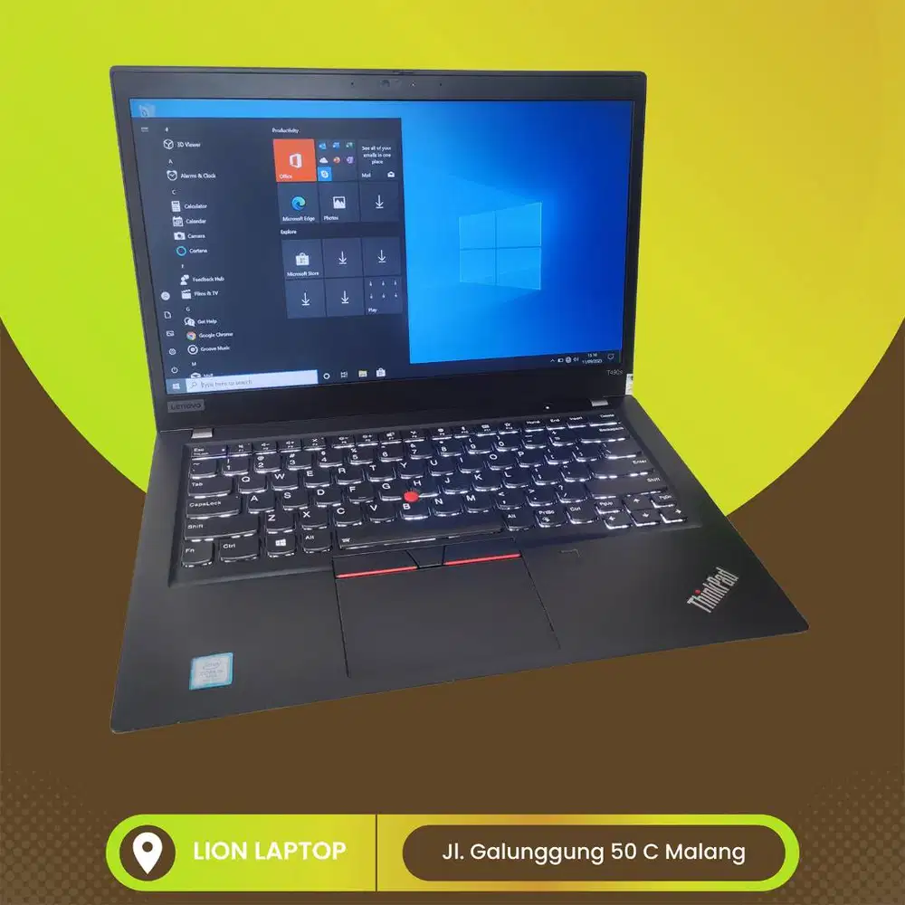 RAM 16GB SSD 256GB Core i5 Slim Lenovo Thinkpad T490s [28|07]