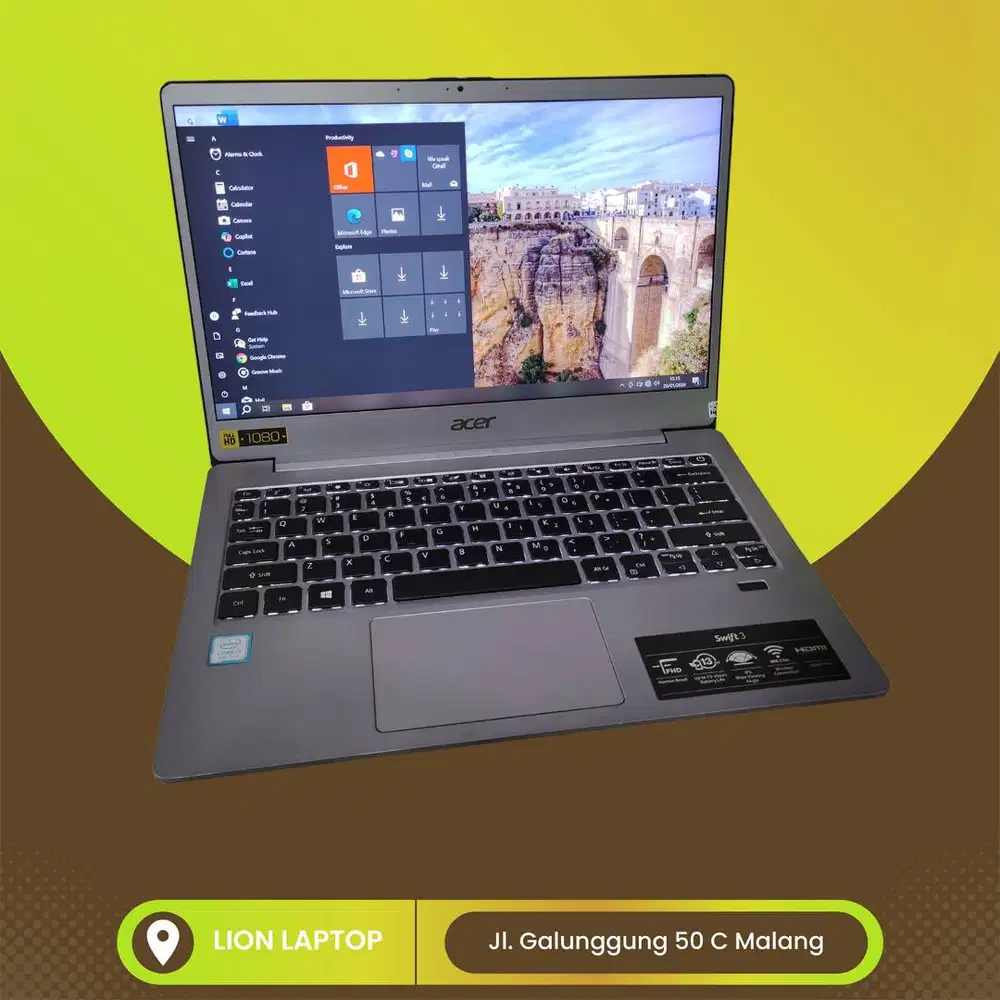 Super Slim Core i5 Gen 8 8/25 Acer Swift 3 SF313-51 [28|07]