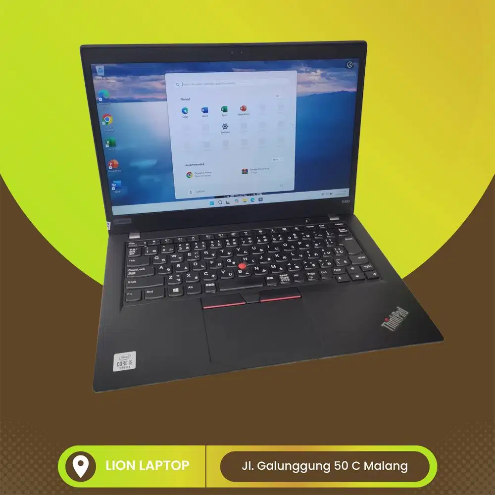 i5 GEN 10 Murah RAM 8GB Lenovo Thinkpad X390 [28|07]