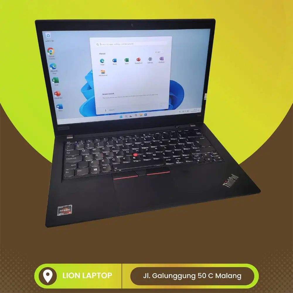 AMD Ryzen 5 PRO 8/256 VGA 2GB Lenovo Thinkpad T495 [28|07]