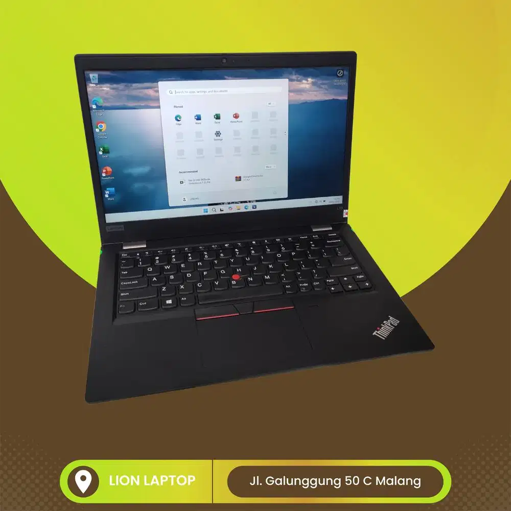 i5 Gen 10 Slim RAM 8GB SSD 256GB Lenovo Thinkpad L13 [28|07]