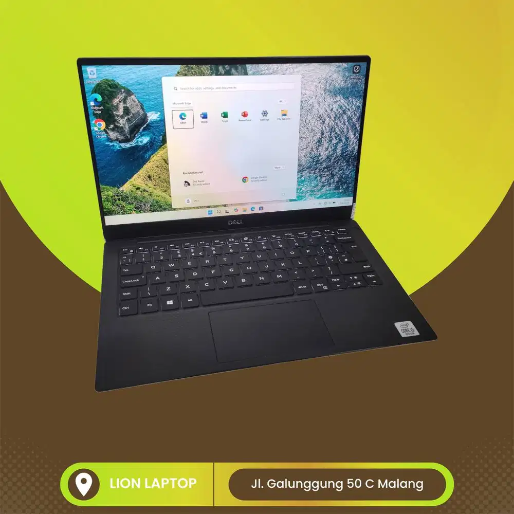 Slim & Ringan Core i5 gen 10 RAM 8 SSD 256 DELL XPS 13 7390 [28|07]